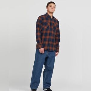 Volcom NETASTONE LONG SLEEVE FLANNEL NWT size small